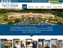 Tablet Screenshot of neuliferehab.com